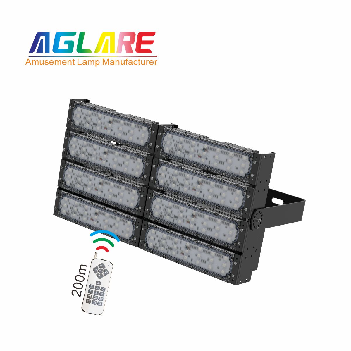 400WLED彩色投光灯泛光灯,变色户外射灯带遥？？？？仄